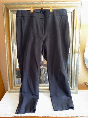 Talbots Chatham Ankle Pants Black Size 16W